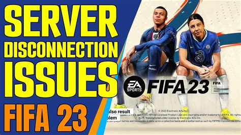 The best thing to do is to restart your router. . Fifa 23 disconnecting from ea servers